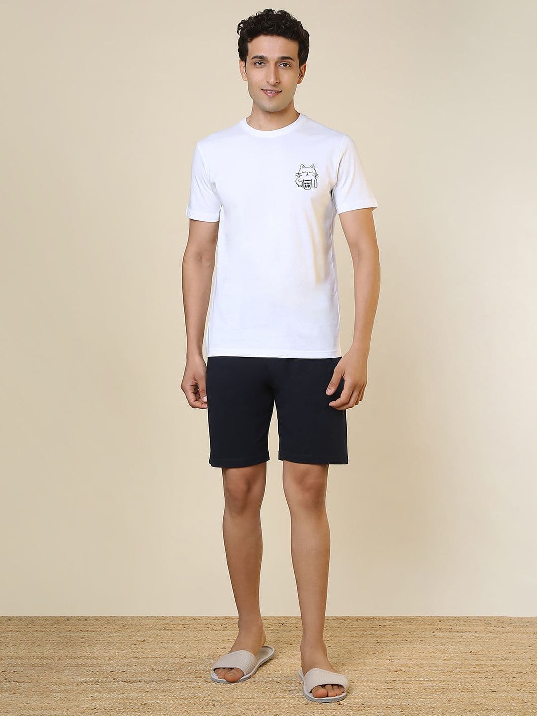 SleepZ by Raymond Round Neck Night Suit - view 1