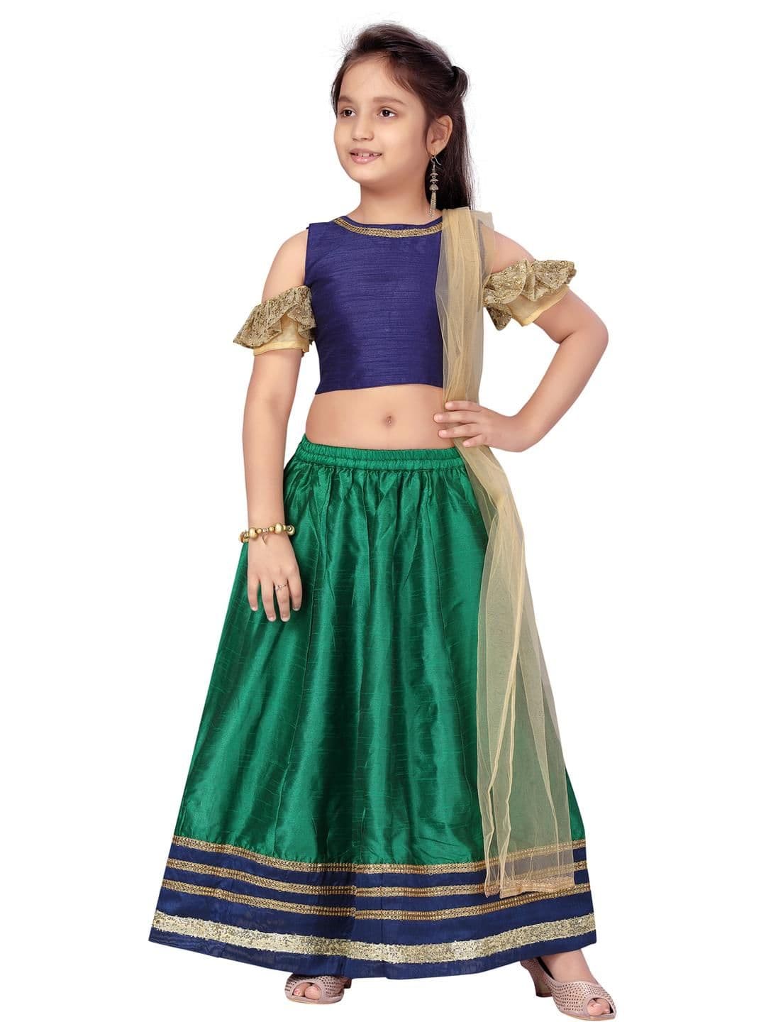 Muhuratam Ready To Wear Silk Lehenga Choli - view 1