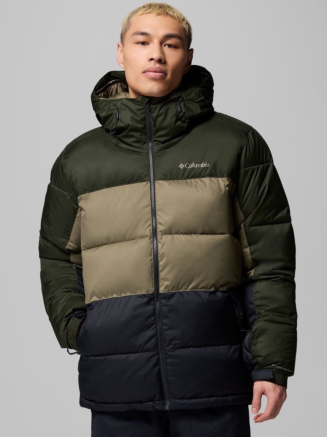 Columbia Slope Style Colorblocked Hooded Padded Jacket - view 1