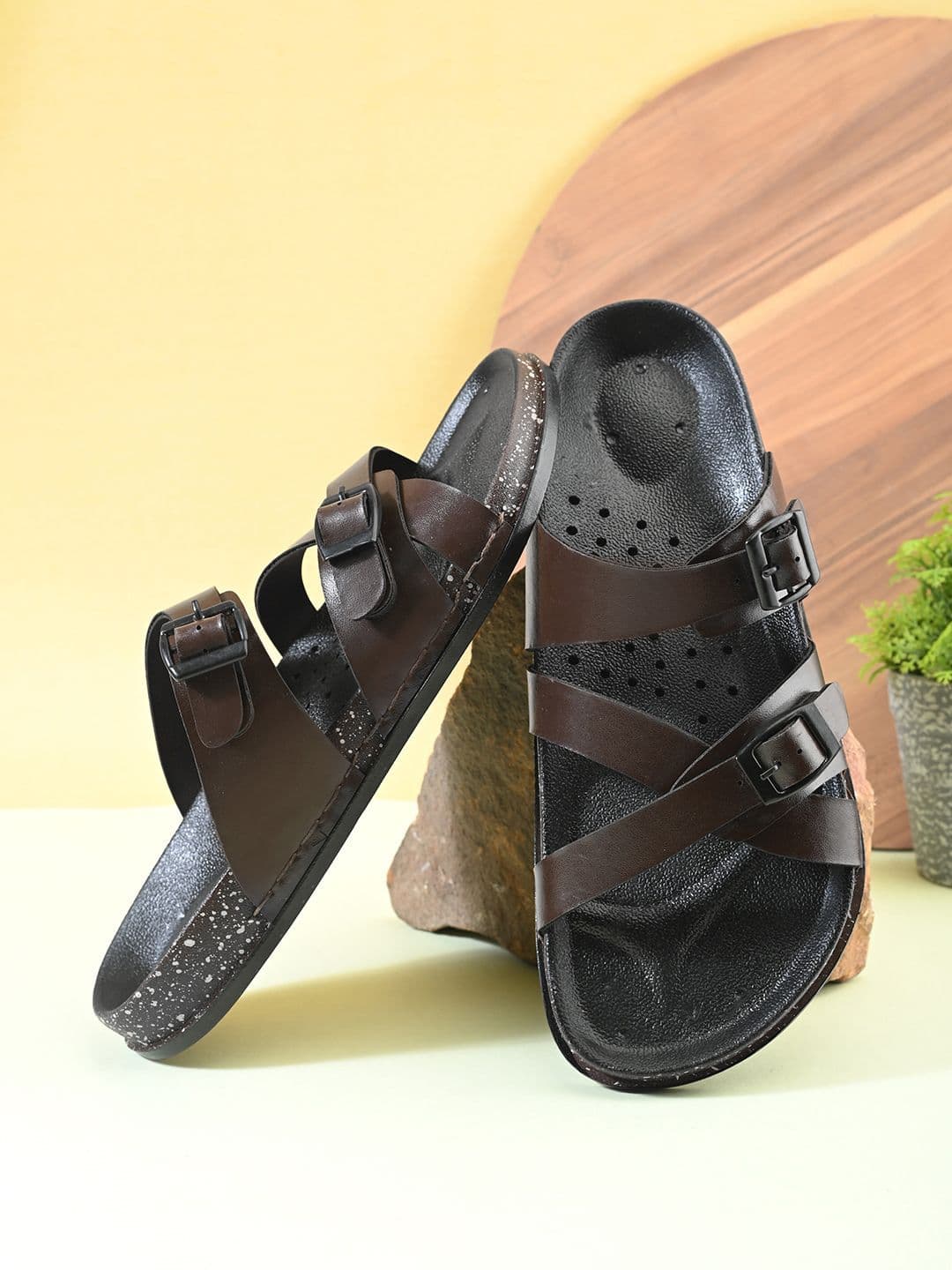 HERE&NOW Men Slip-On Comfort Sandals - view 1
