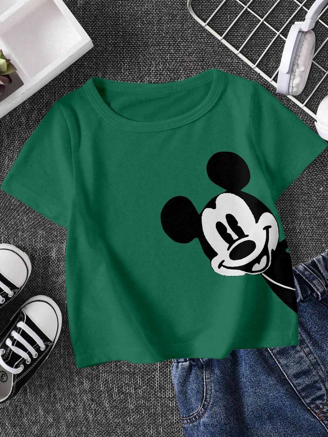 FIONAA TRENDZ Kids Green Tshirts - view 1