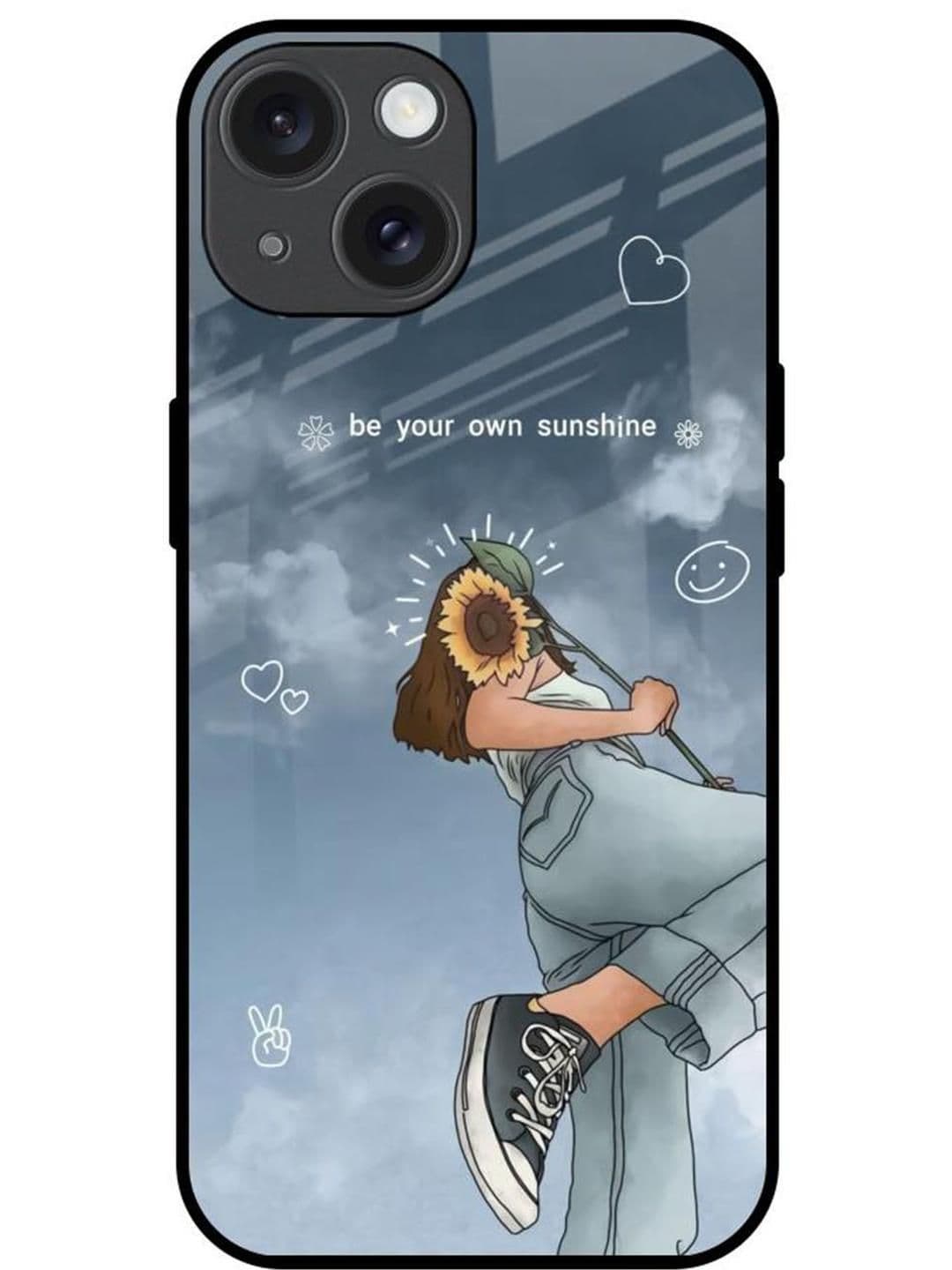 QRIOH Typography Printed iPhone 15 Back Case Mobile Accessories