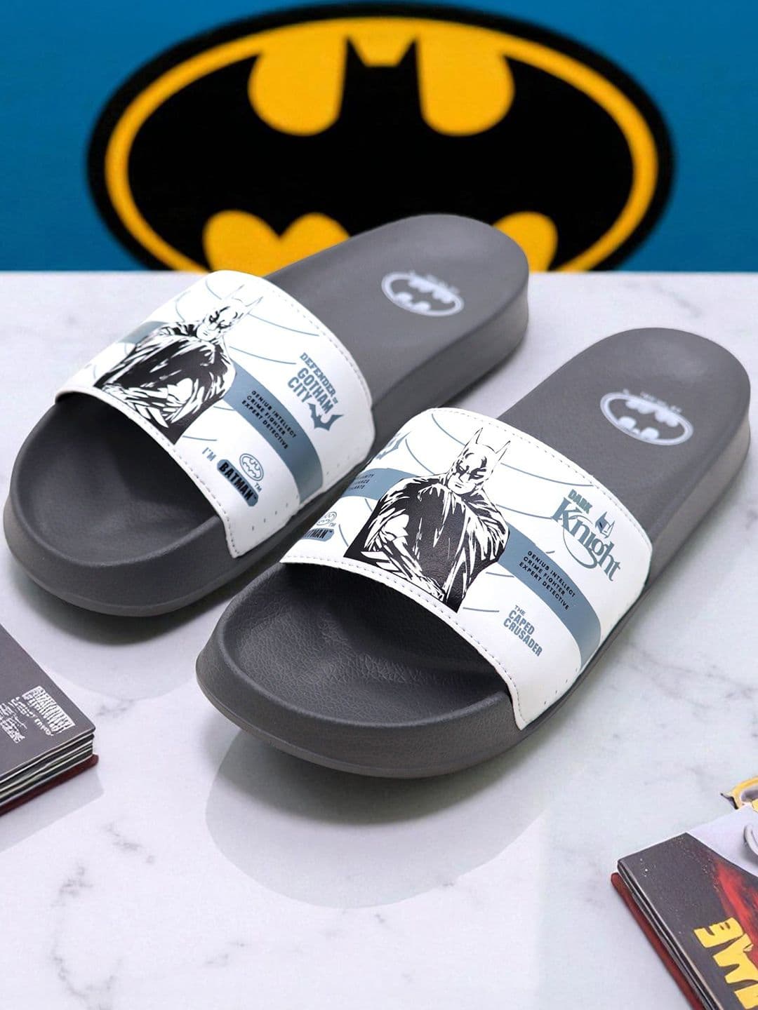 Svaar Men Batman Edition Printed Sliders - view 1