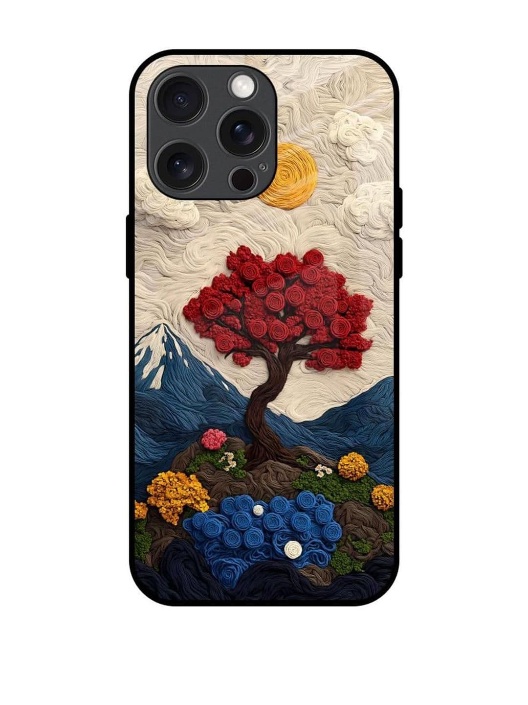 QRIOH Quirky Printed iPhone 15 Pro Max Back Case Mobile Accessories