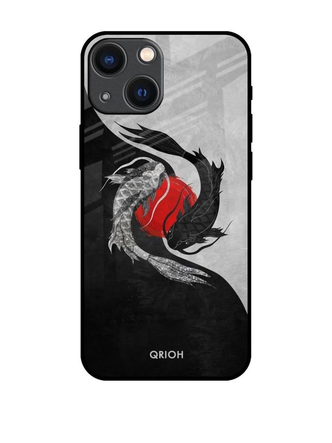 QRIOH Quirky Printed iPhone 14 Plus Back Case Mobile Accessories