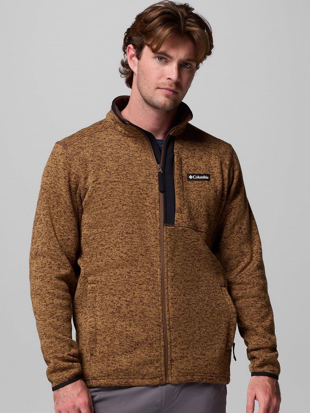 Columbia Sweater Weather Stand Collar Open Front Jacket - view 1