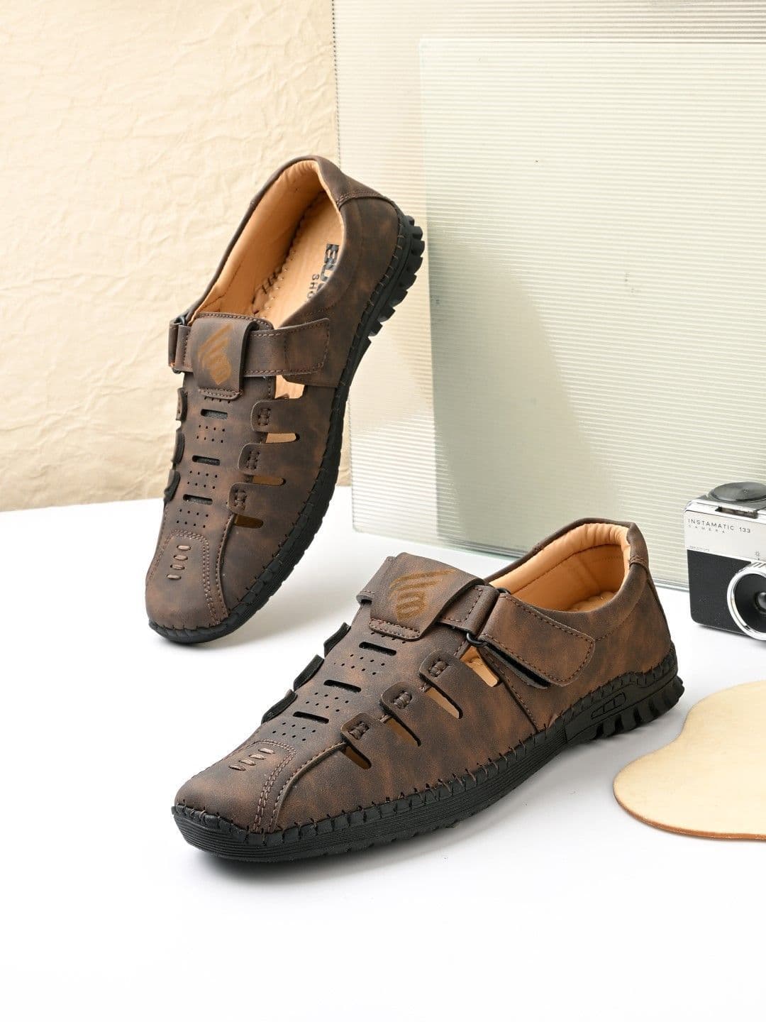 BUCIK Men Fisherman Sandals with Velcro - view 1