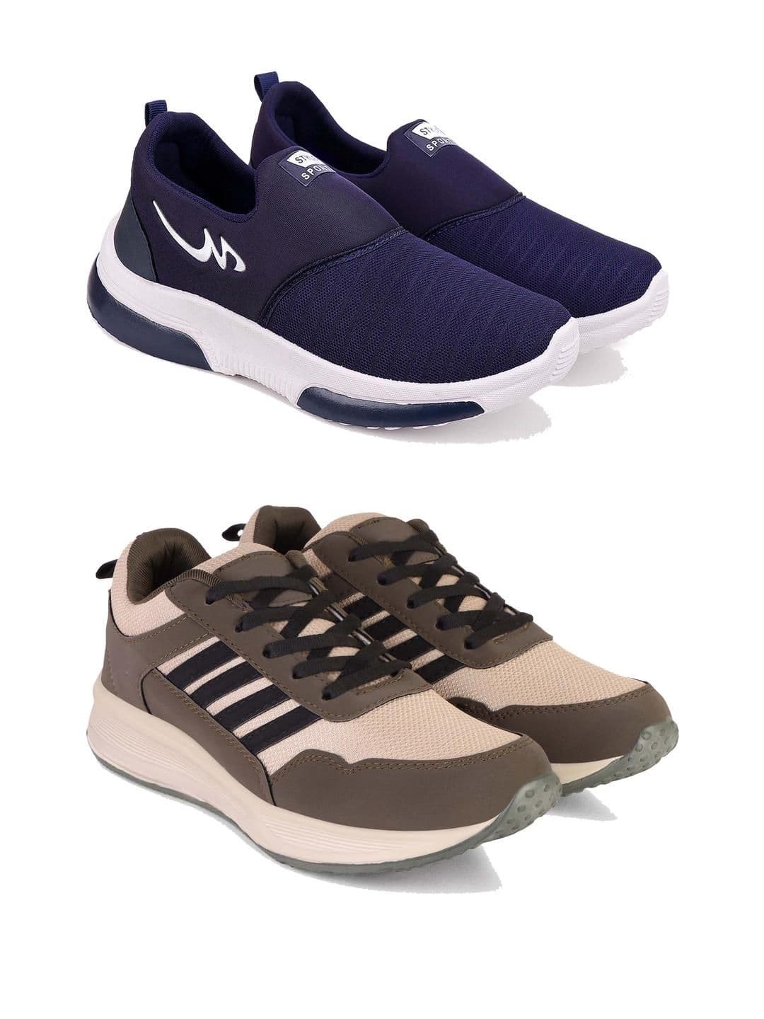 DRACKFOOT Men Non-Marking Running Sports Shoes - view 1
