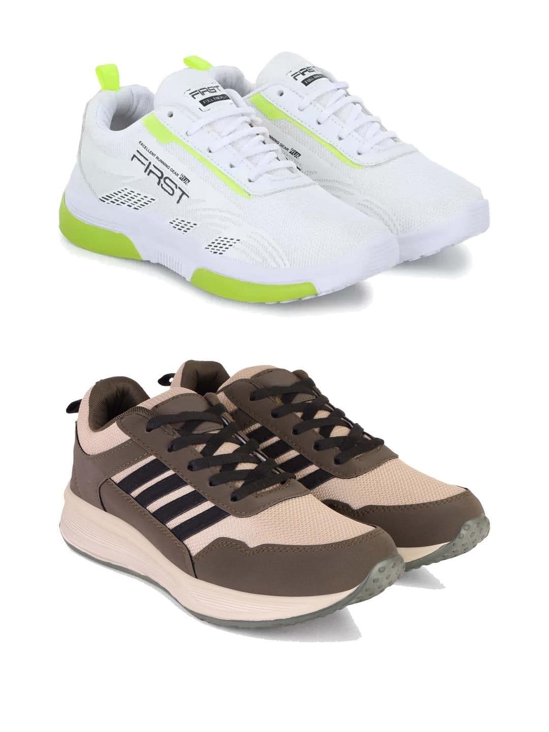 DRACKFOOT Men Non-Marking Running Sports Shoes - view 1