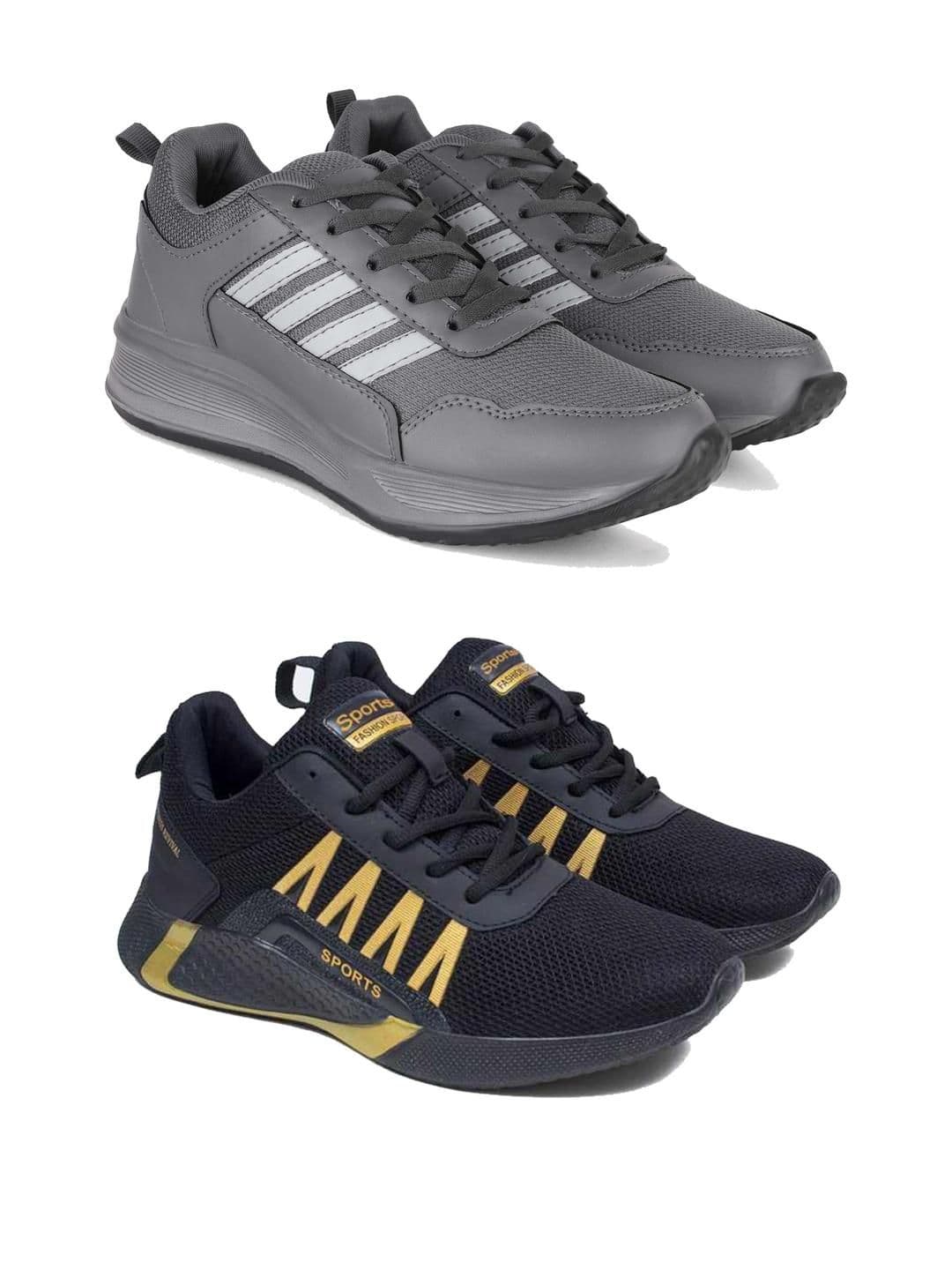DRACKFOOT Men Non-Marking Running Sports Shoes - view 1