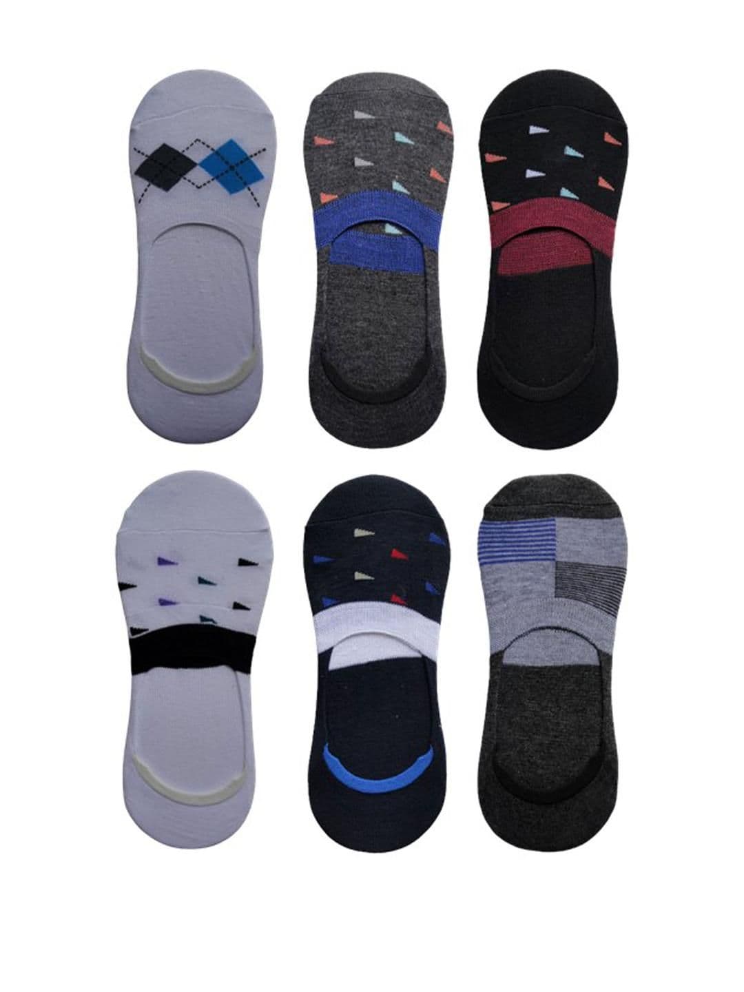 VOICI Unisex No Show Pair Of 6 Loafer Socks - view 1