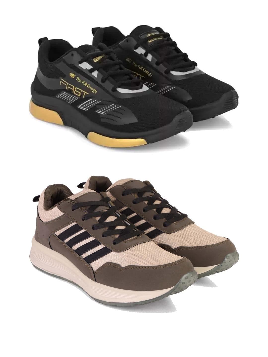 DRACKFOOT Men Non-Marking Running Sports Shoes - view 1
