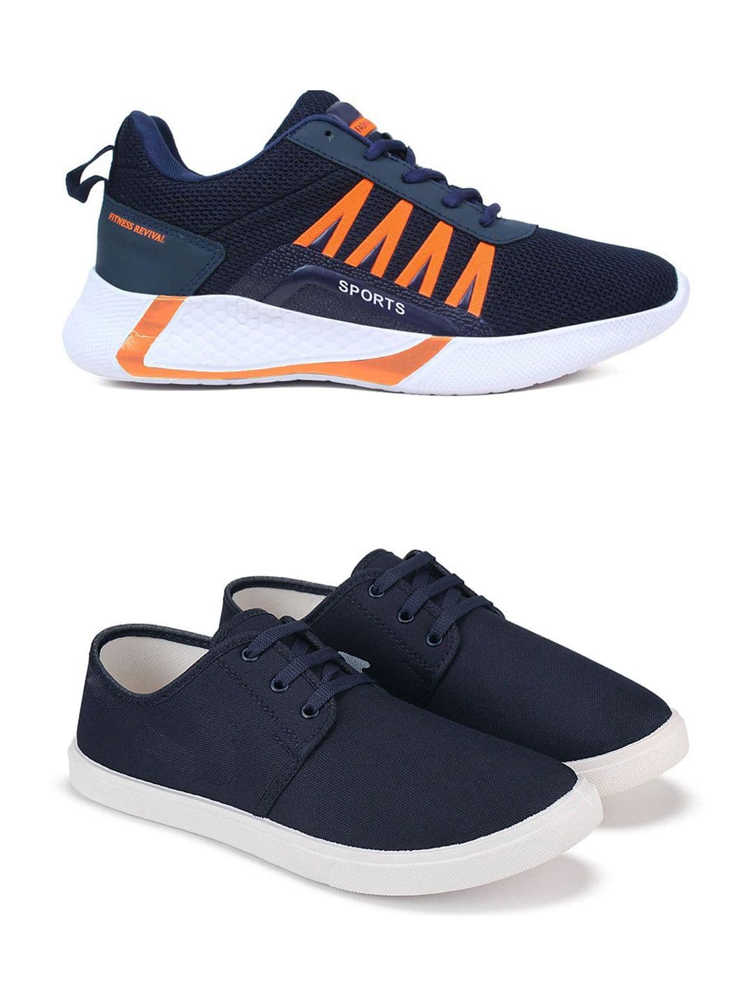 Spotwalk Set Of 2 Men Mesh Running Shoes - view 1