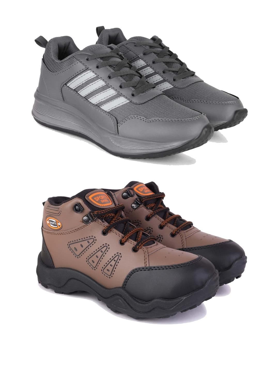 DRACKFOOT Men Non-Marking Running Sports Shoes - view 1