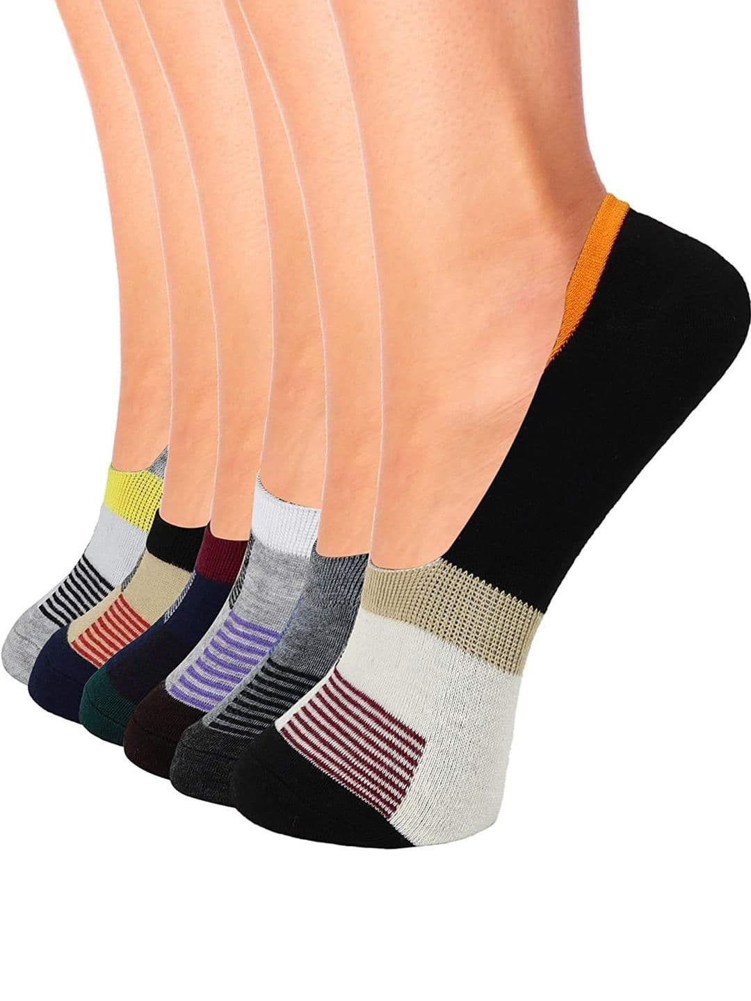 VOICI Unisex No Show Pair Of 6 Loafer Socks - view 1