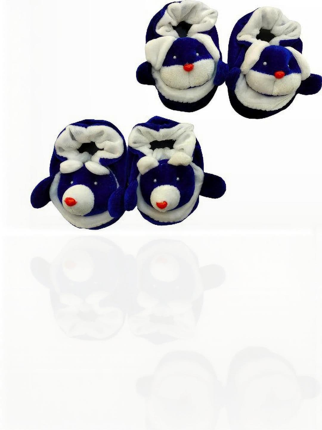 LMN CHILD CARE 2 Pair Unisex Kids Cotton Booties - view 1