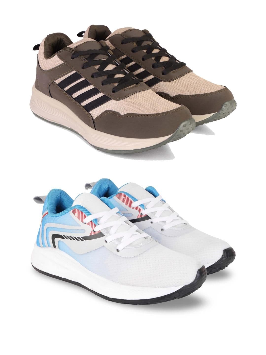 DRACKFOOT Men Pack of 2 Running Non-Marking Shoes - view 1