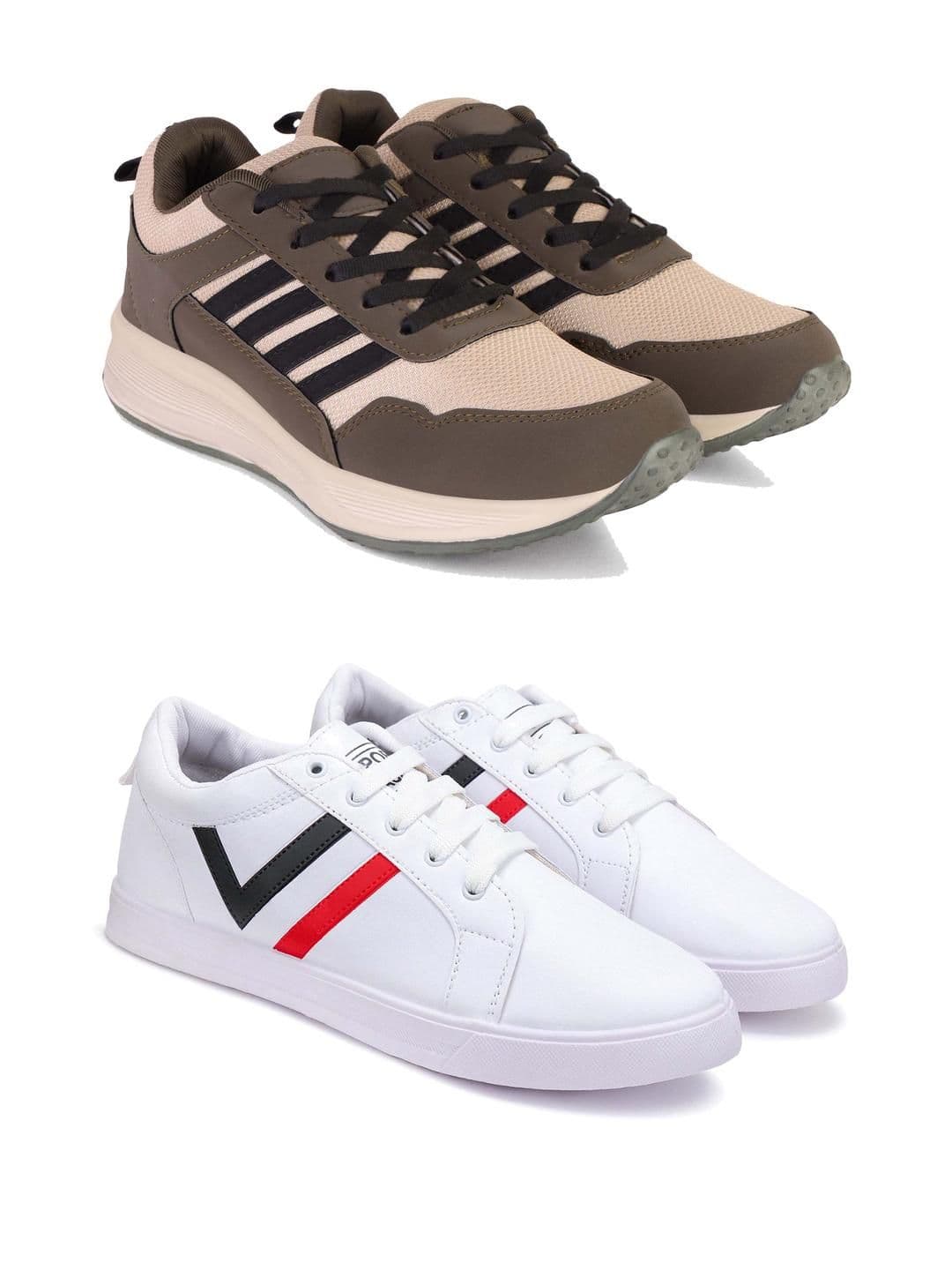DRACKFOOT Men Non-Marking Running Sports Shoes - view 1