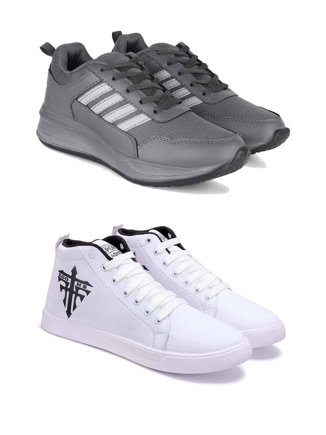 DRACKFOOT Men Non-Marking Running Sports Shoes - view 1