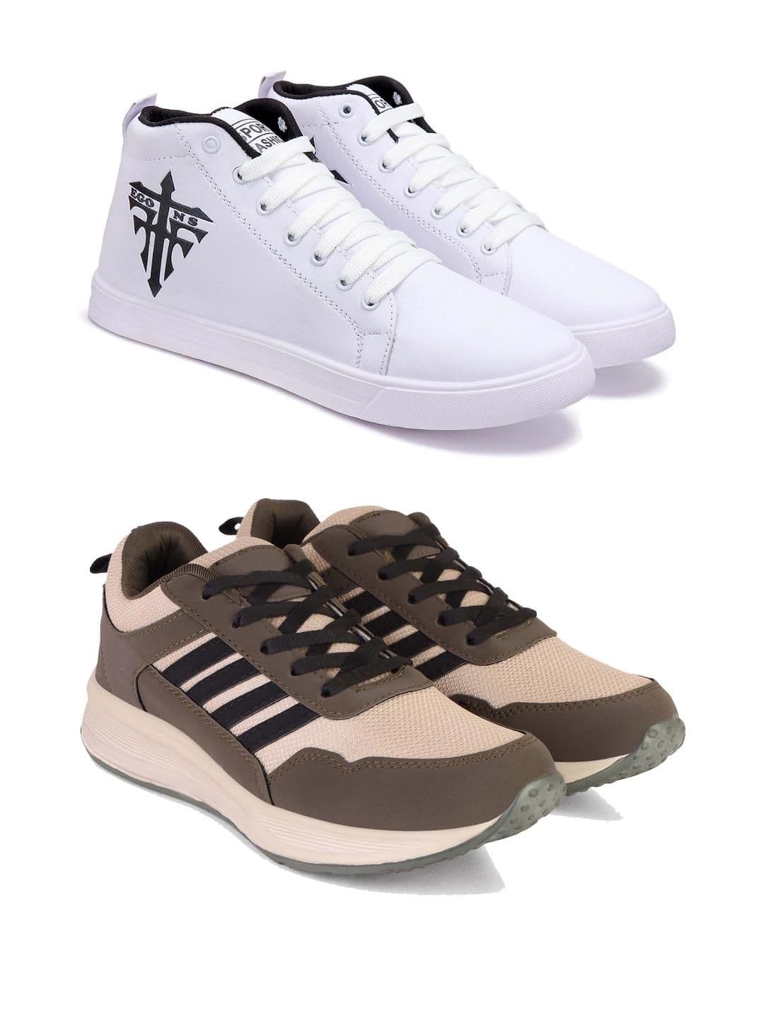 DRACKFOOT Men Non-Marking Running Sports Shoes - view 1