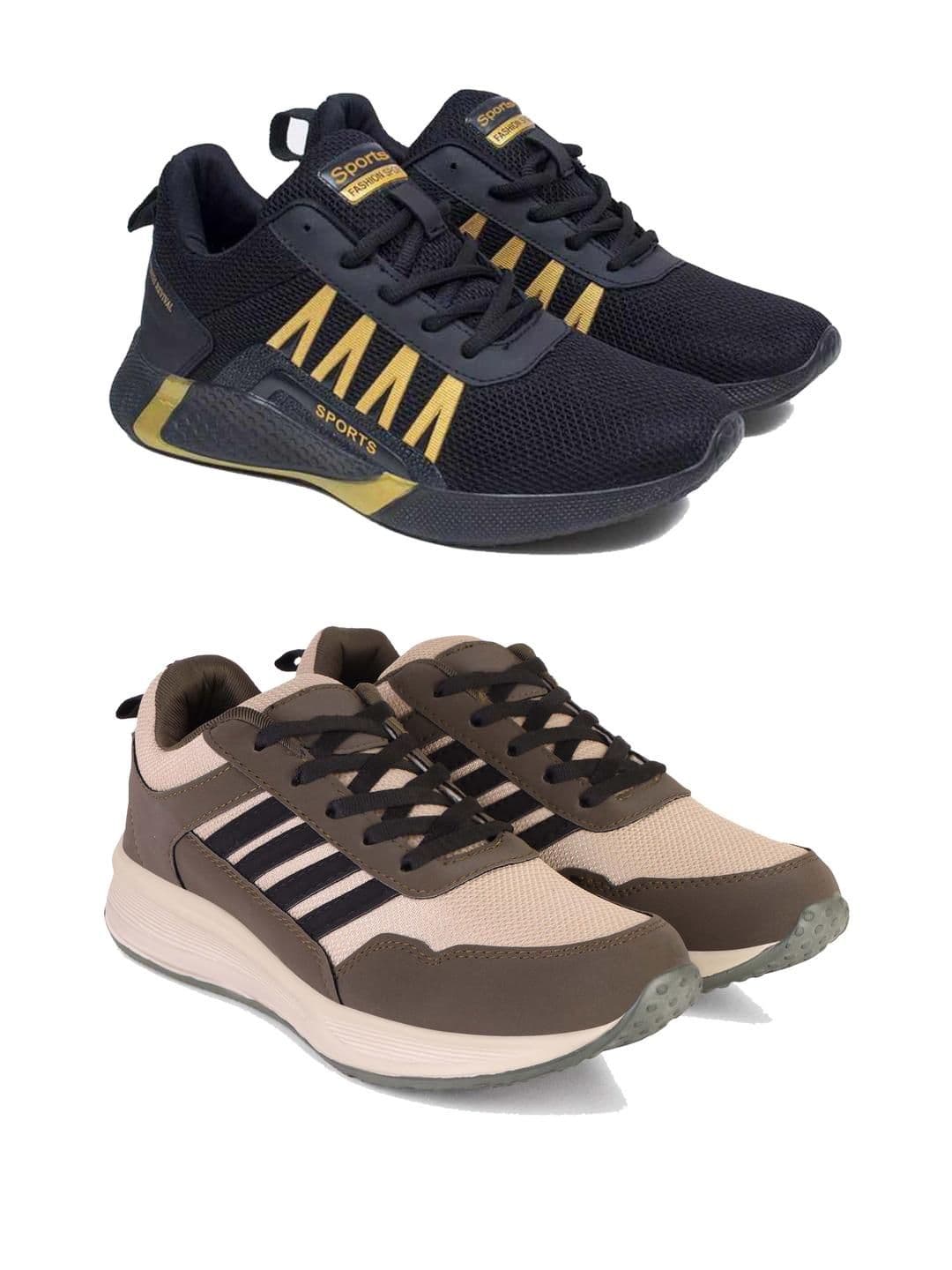 DRACKFOOT Men Non-Marking Running Sports Shoes - view 1