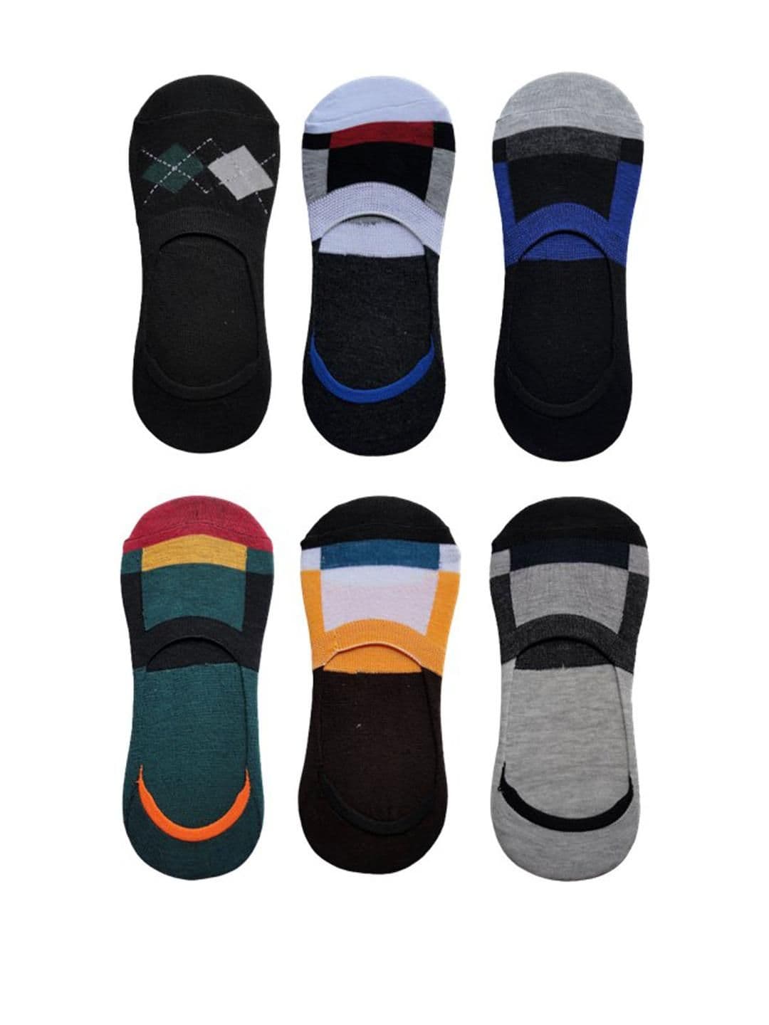 VOICI Unisex Set Of 6 No-Show Loafer Socks - view 1