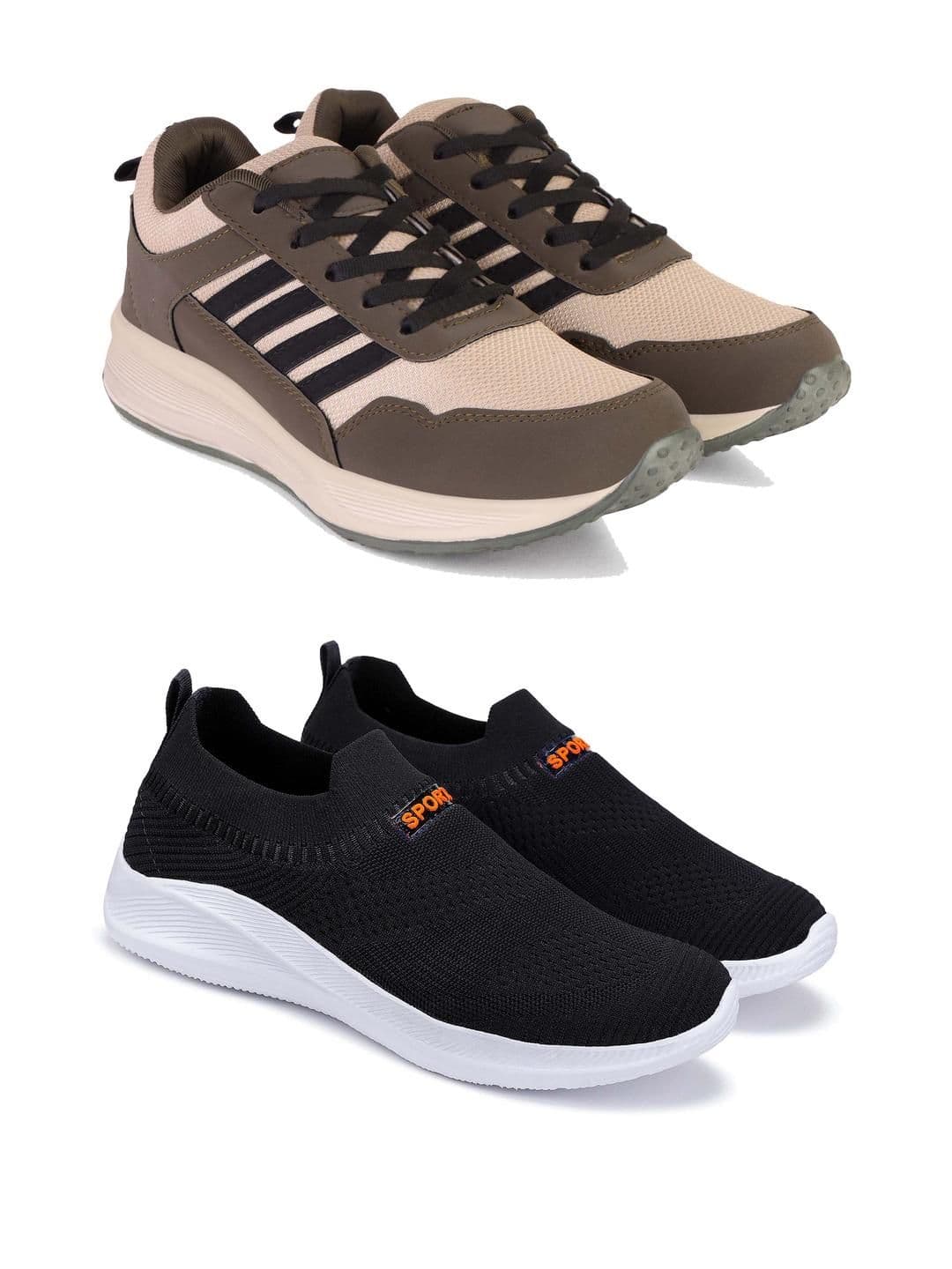 DRACKFOOT Men Non-Marking Running Sports Shoes - view 1