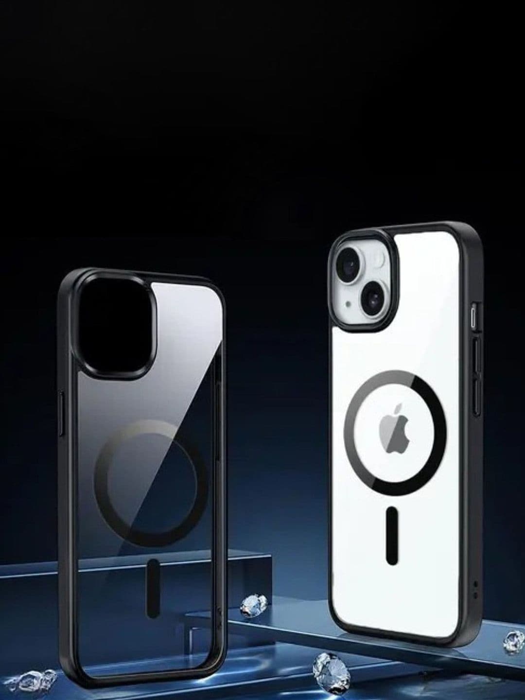 INNOPACE Solid Printed iPhone 15 Back Case Mobile Accessories