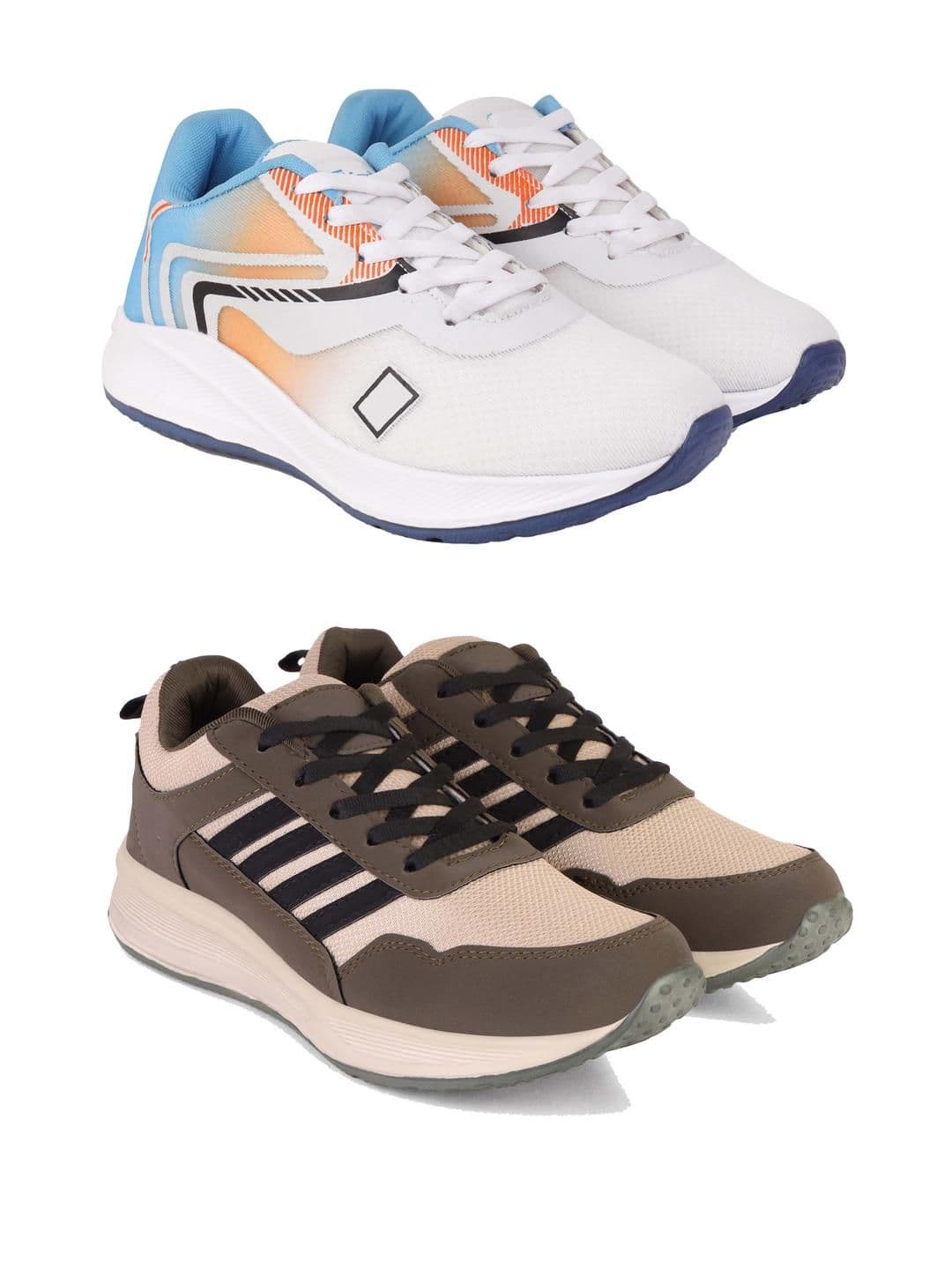 DRACKFOOT Men Non-Marking Running Sports Shoes - view 1