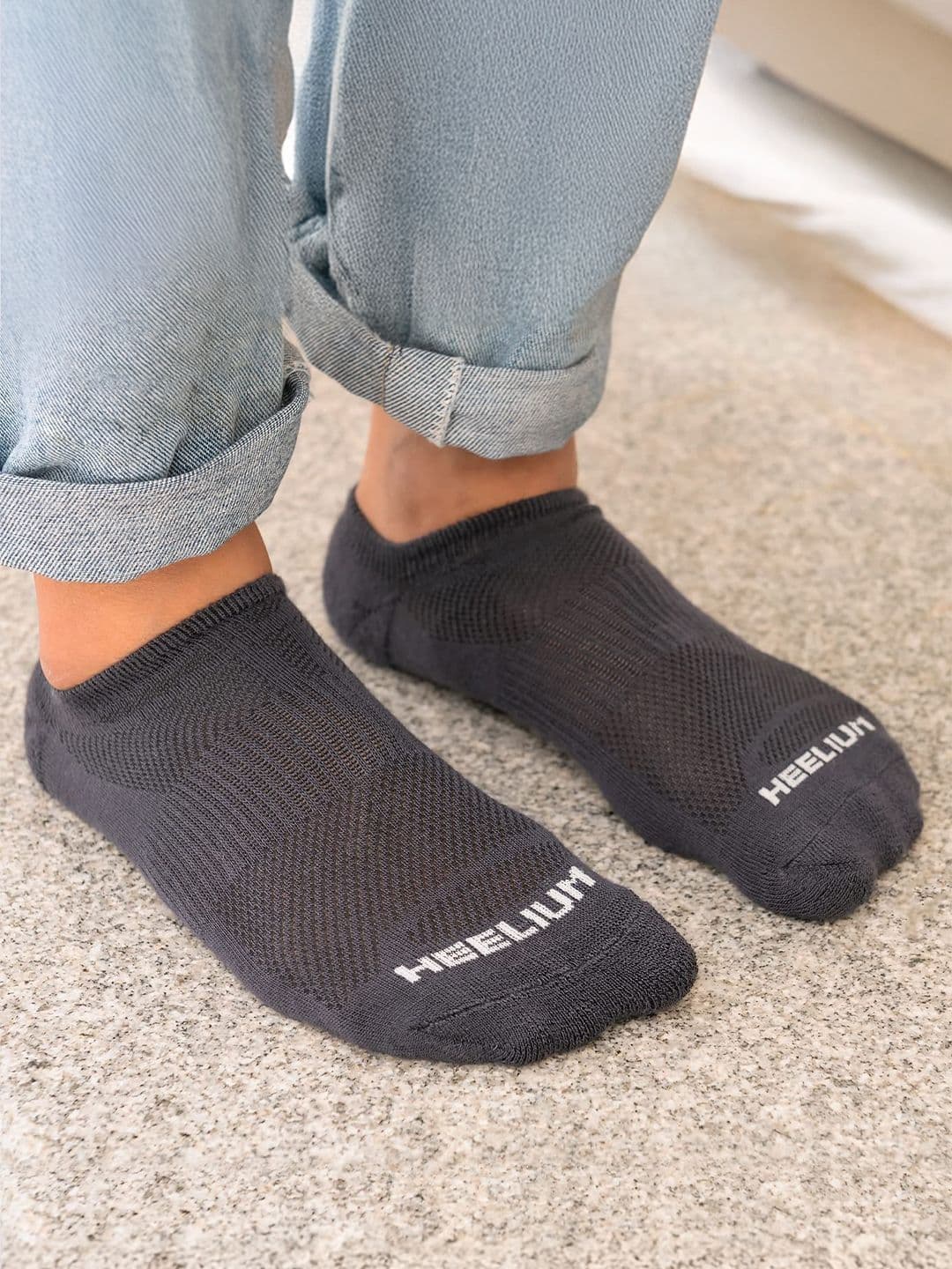 Heelium Men Pack Of 5 Printed Ankle Length Ultra-Soft, Thin & Breathable Socks - view 1