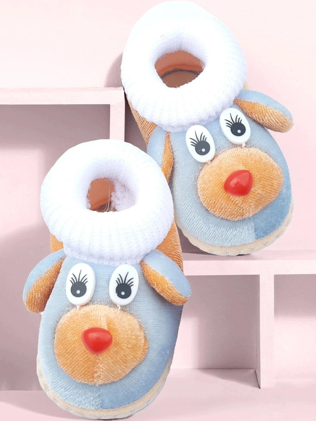 LMN CHILD CARE Unisex Kids Cotton Booties - view 1
