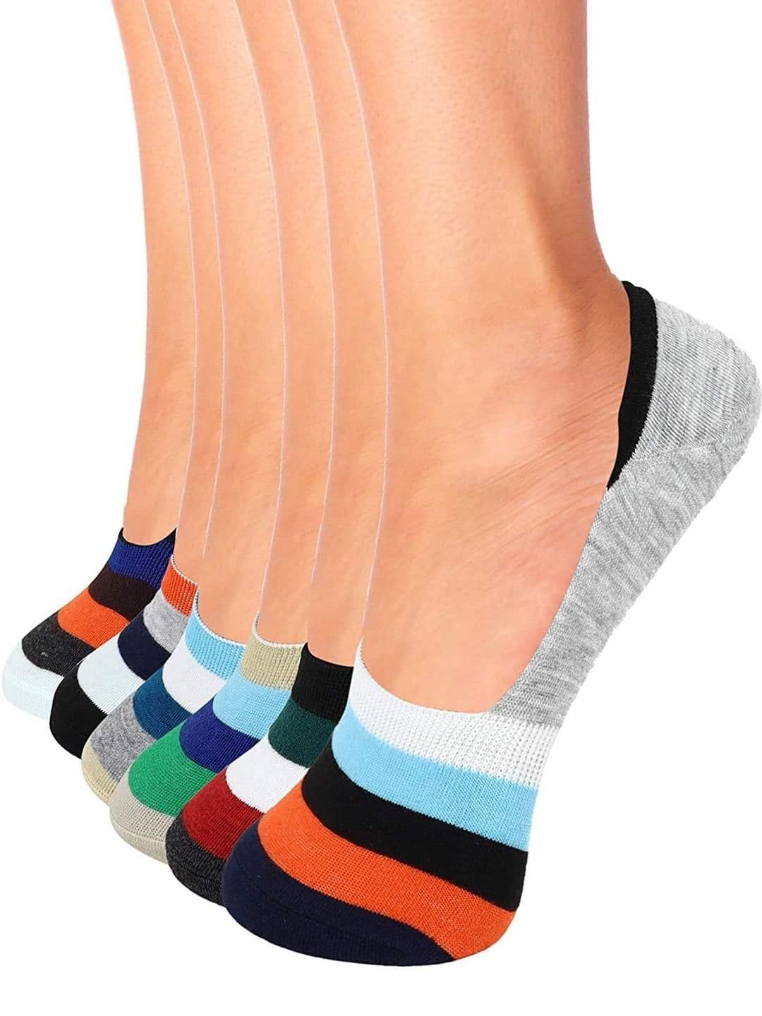 VOICI Unisex No Show Pair Of 6 Loafer Socks - view 1
