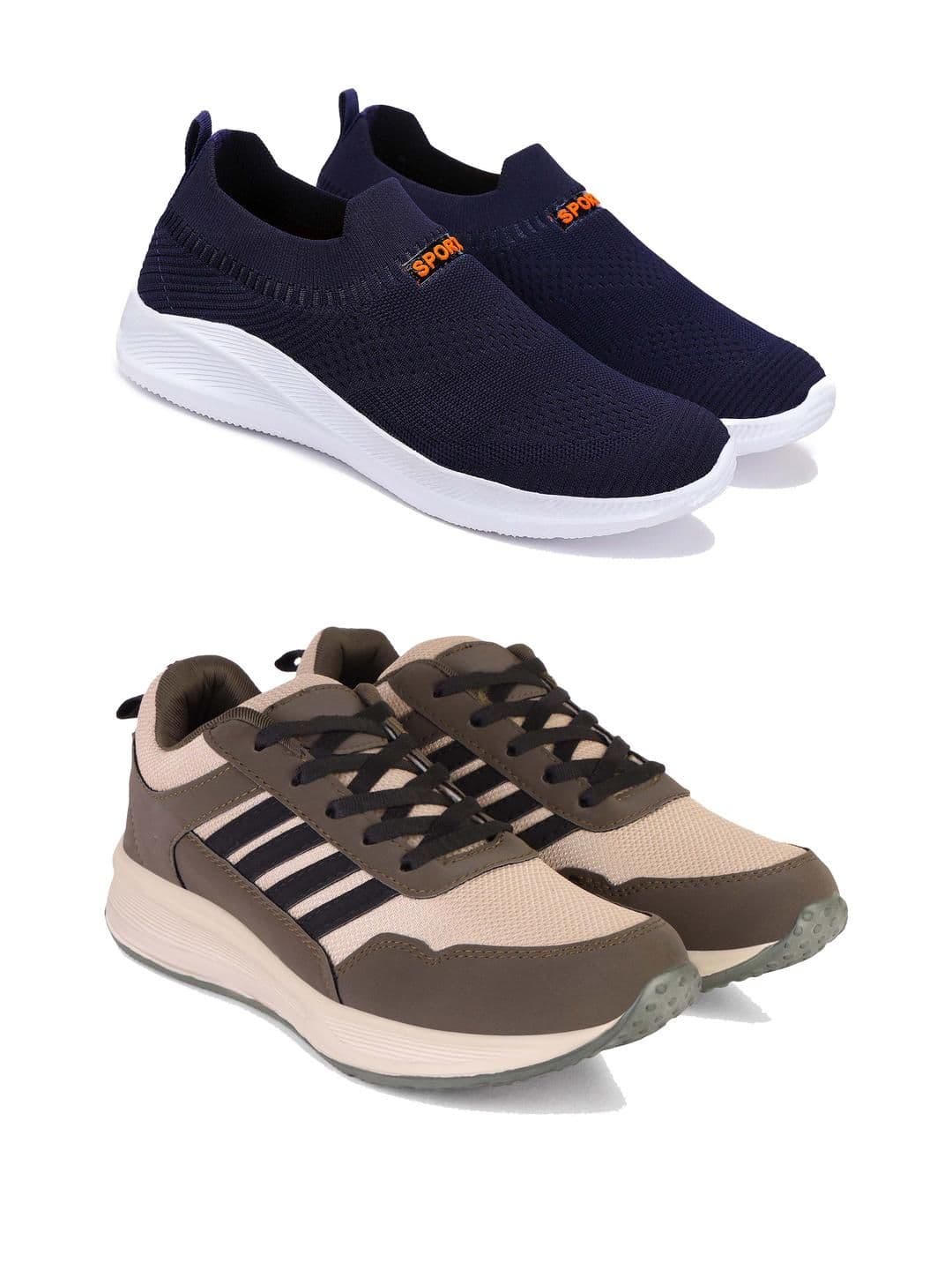 DRACKFOOT Men Non-Marking Running Sports Shoes - view 1