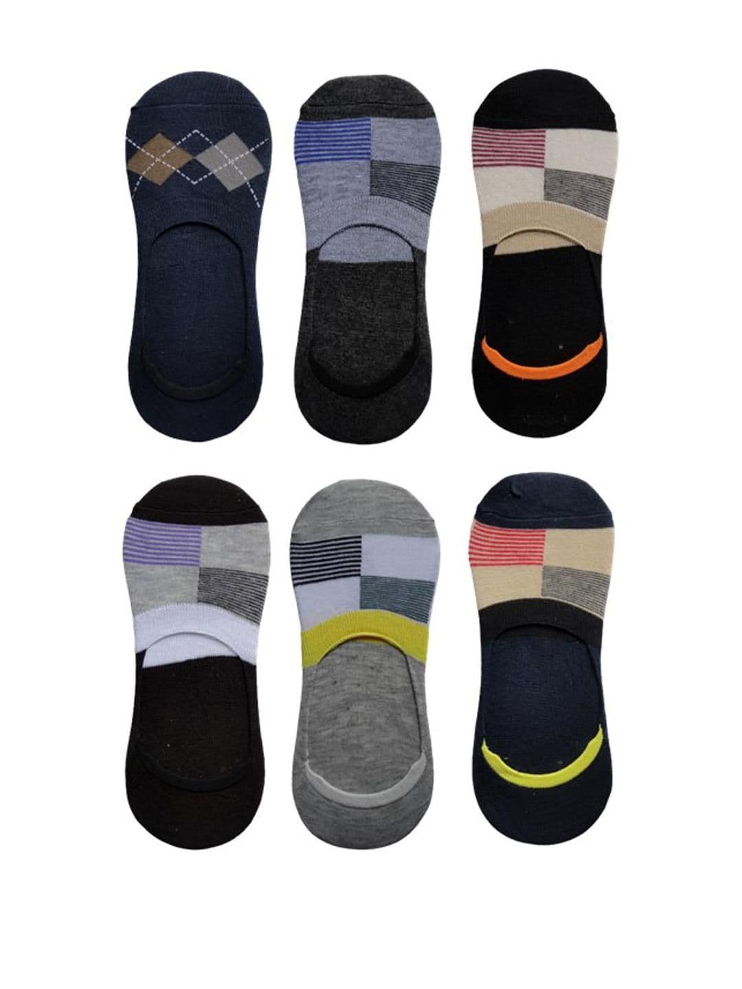 VOICI Pack of 6 No-Show Invisible Loafer Socks - view 1