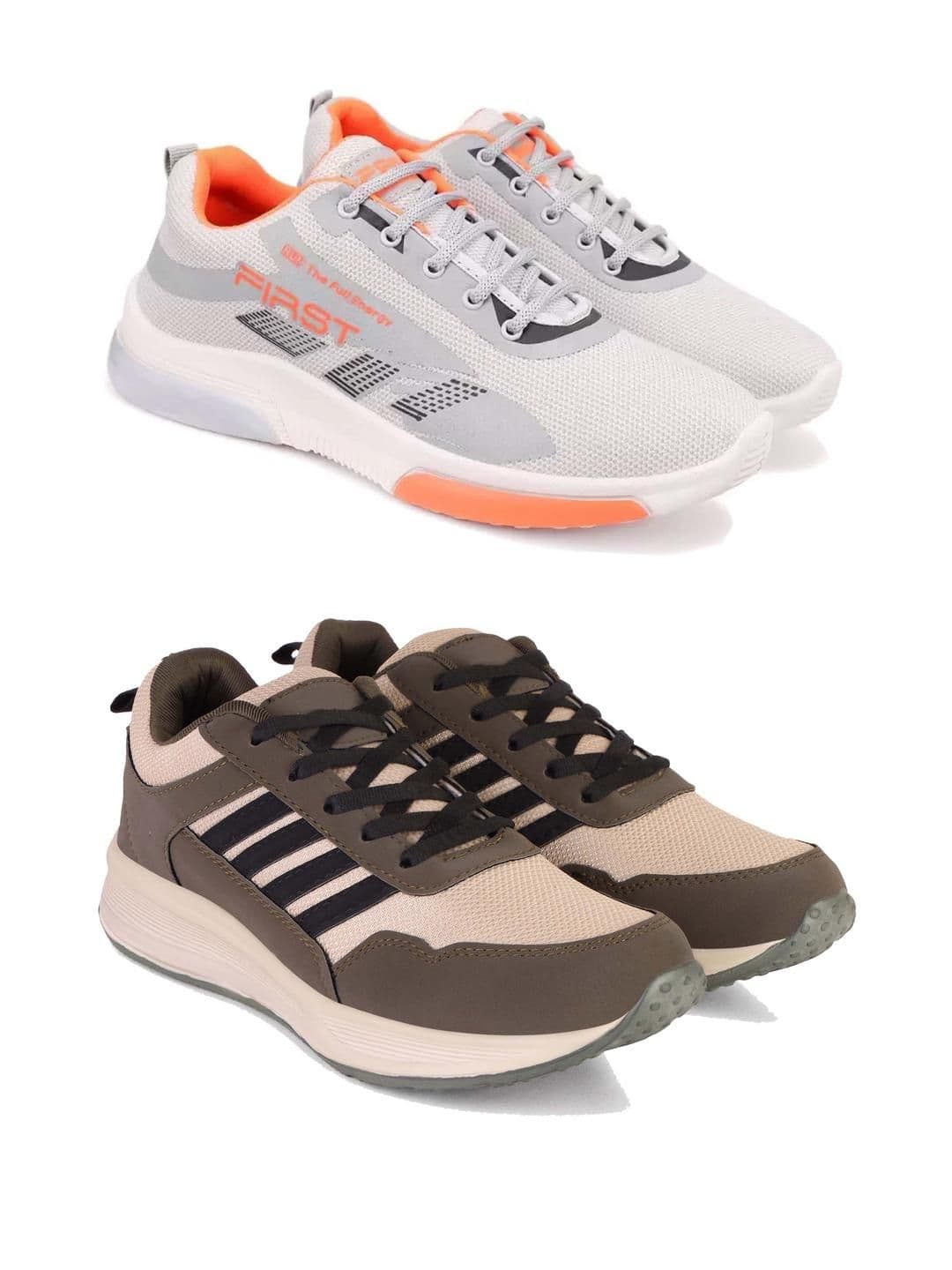 DRACKFOOT Men Pair Of 2 Running Non-Marking Shoes - view 1