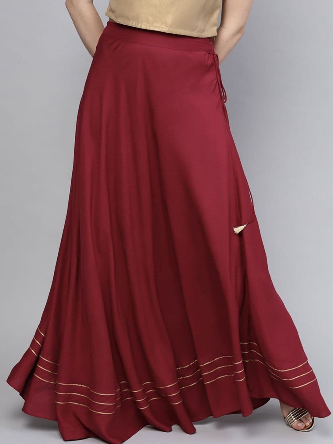 Moda Rapido Flared Maxi Skirt - view 1