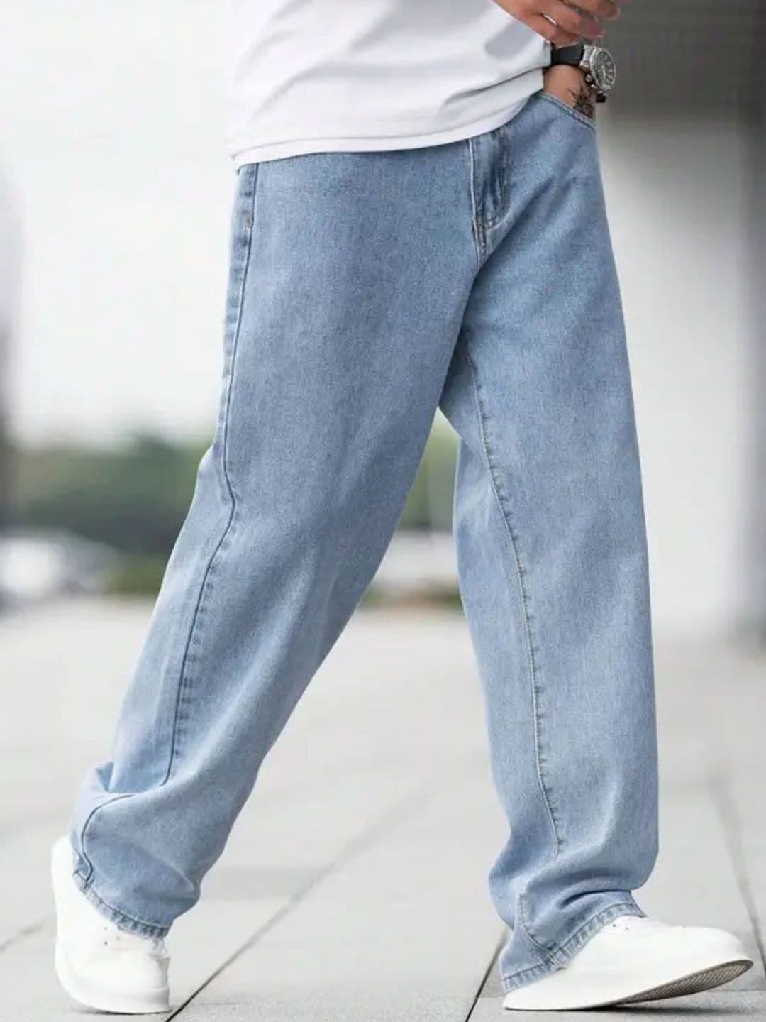 COMFITS Men Classic Mid-Rise Stretchable Baggy Jeans - view 1