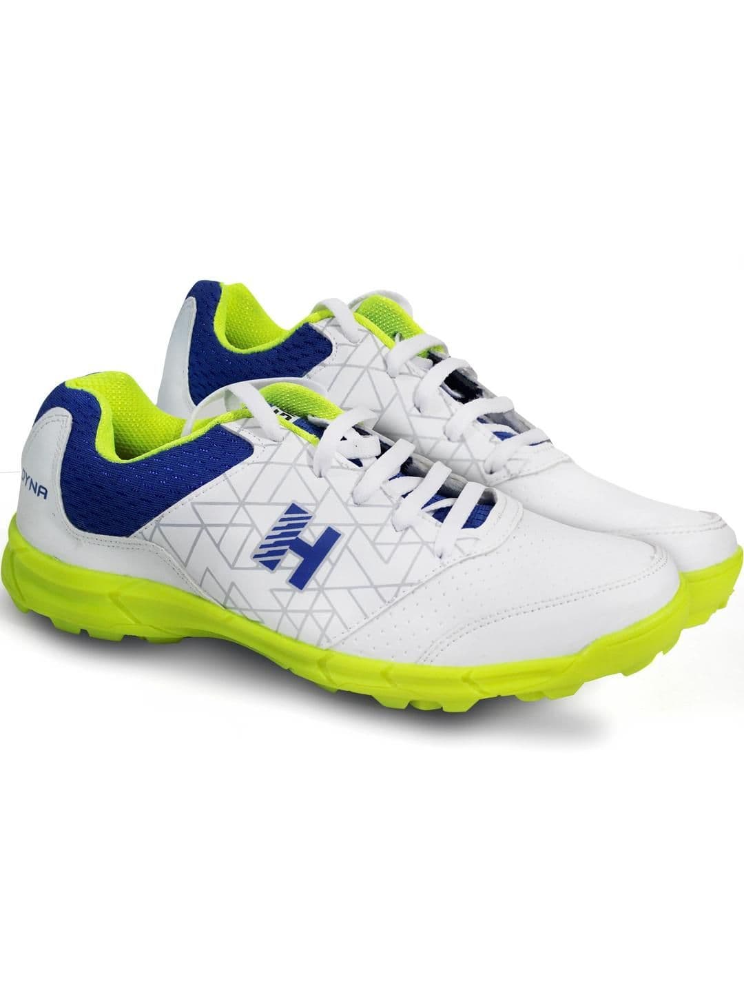 HEEGA Green Marking Synthetic Cricket Sports Shoes - view 1