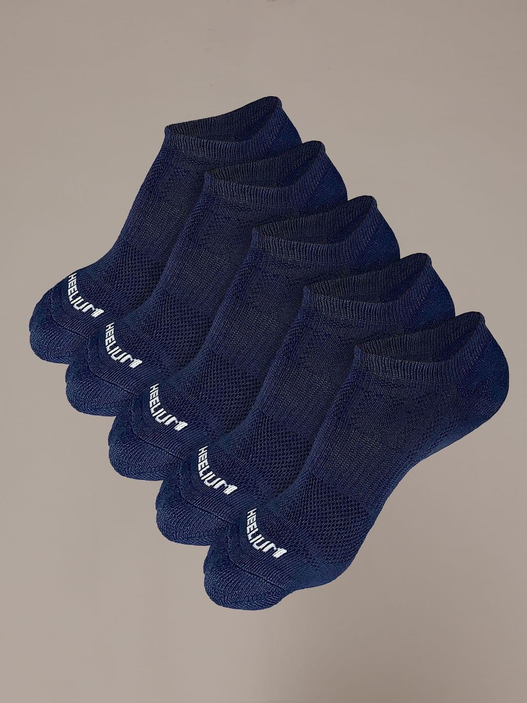 Heelium Men 5-Pcs Ankle-Length Ultra-SoftSocks - view 1