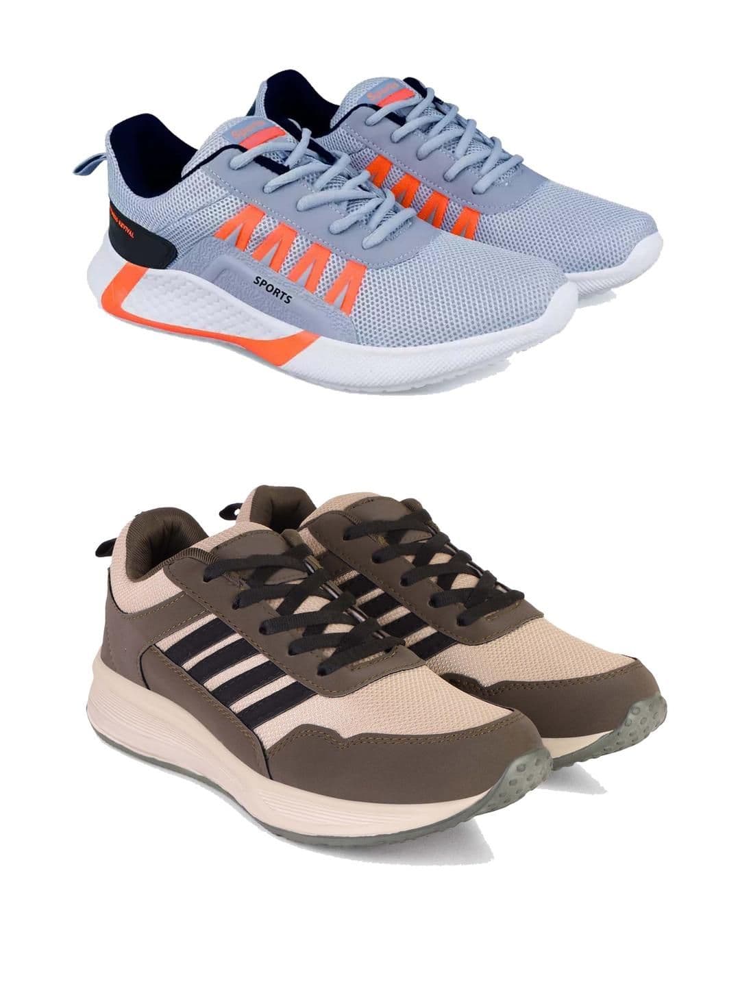 DRACKFOOT Men Non-Marking Running Sports Shoes - view 1