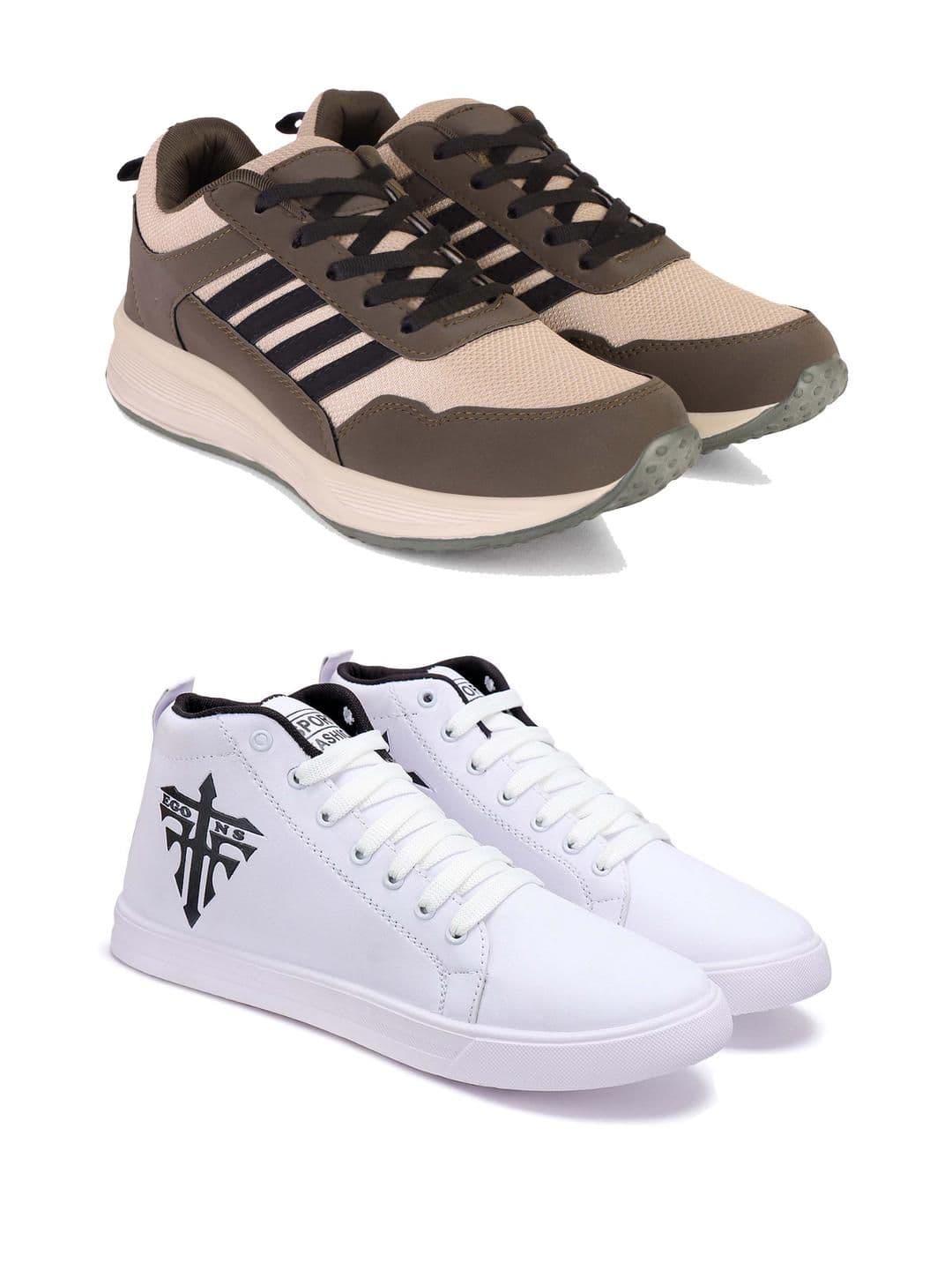 DRACKFOOT Men Non-Marking Running Sports Shoes - view 1