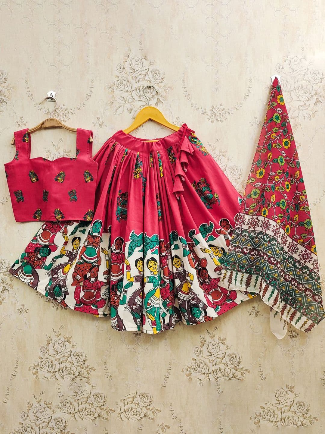 JOVK DESIGN Saryu Printed Lehenga Choli With Dupatta - view 1