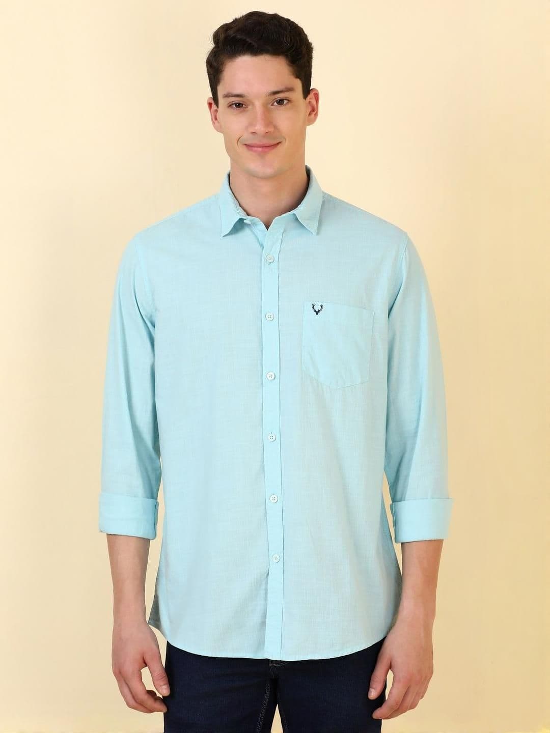 Allen Solly Spread Collar Casual Pure Cotton Shirt - view 1