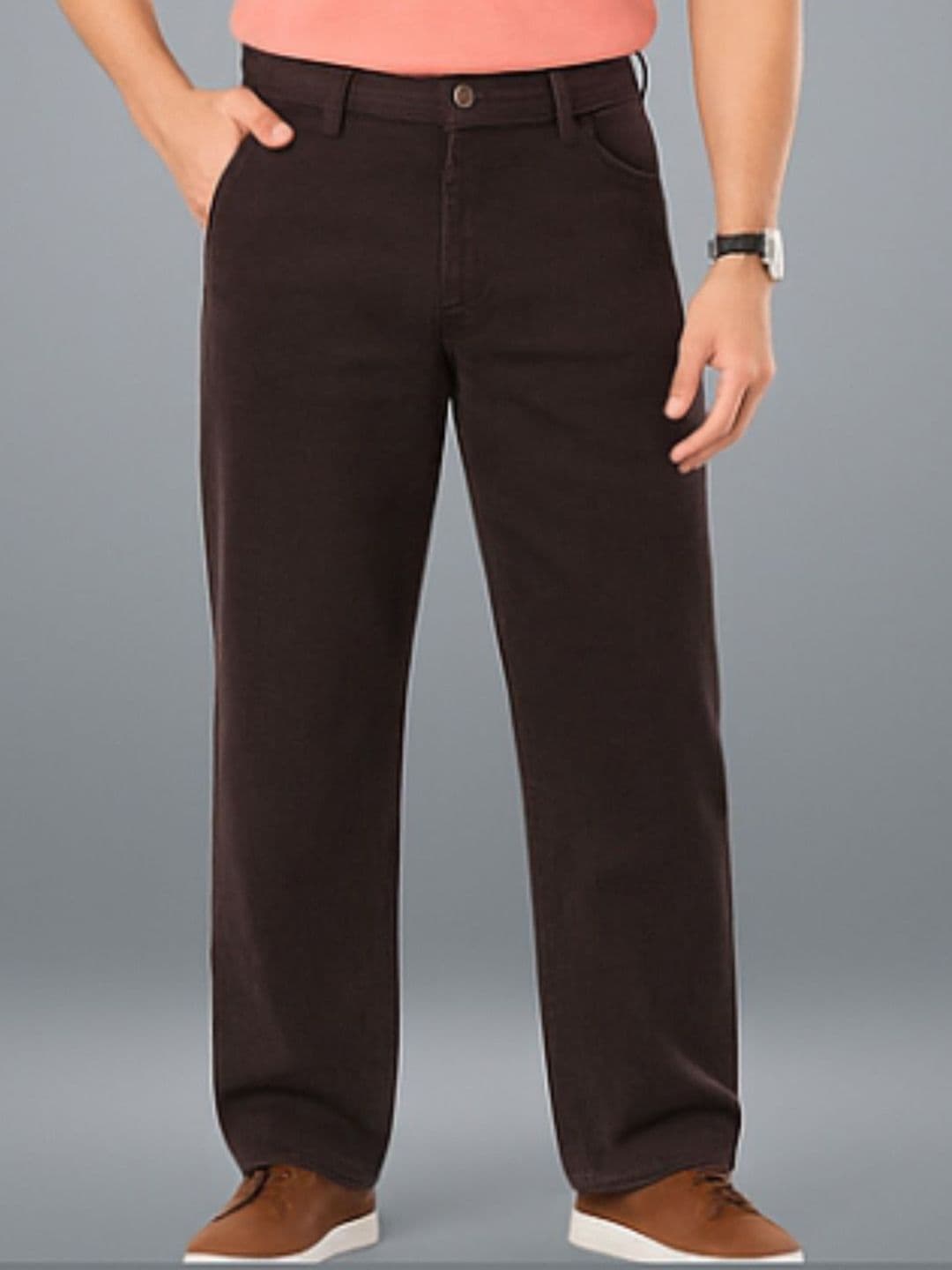 me Queen Men Straight Fit Clean Look No Fade Cotton Jeans - view 1