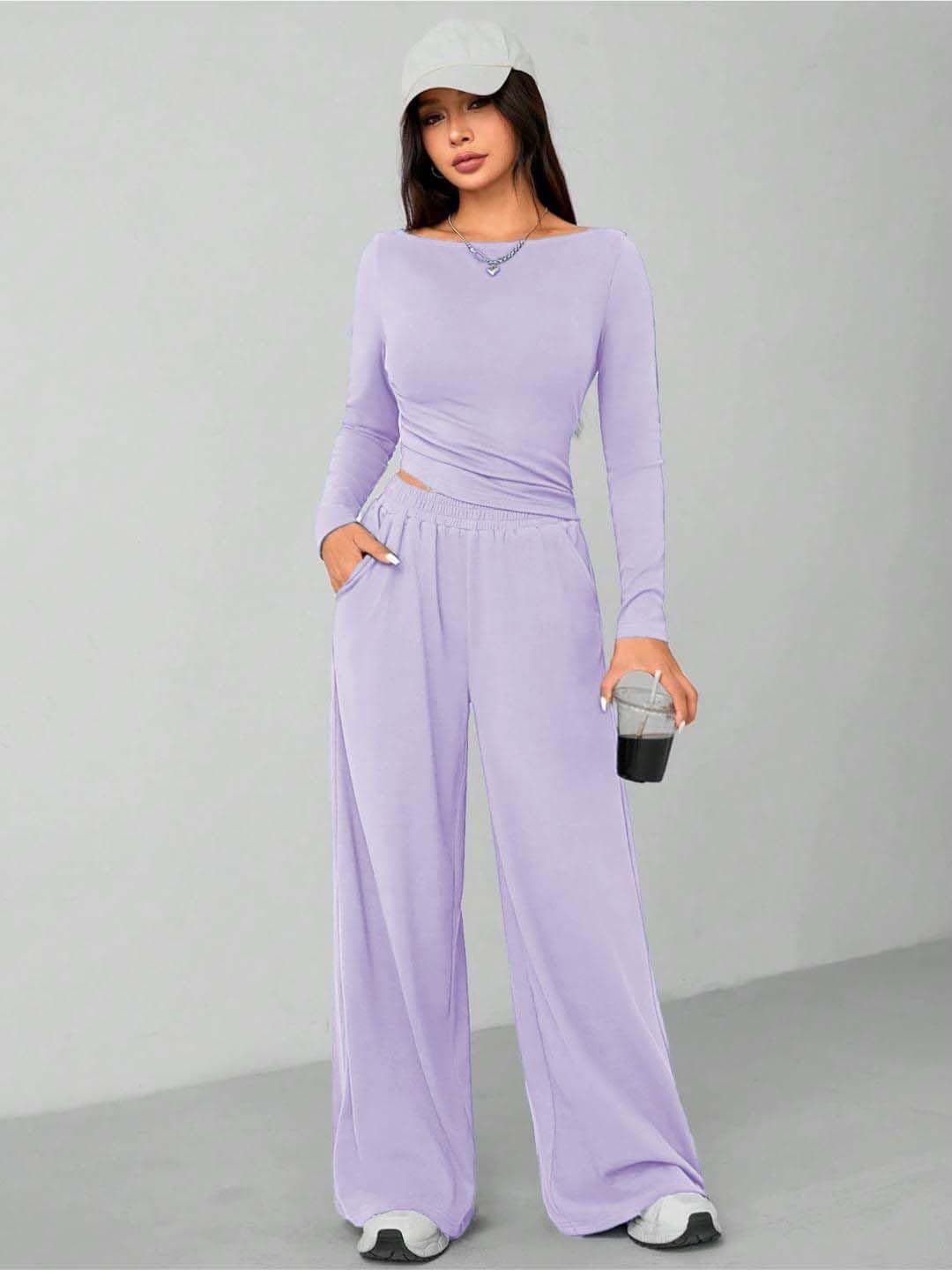 Stylecast X Kotty Boat Neck Top With Trousers Co-Ords - view 1