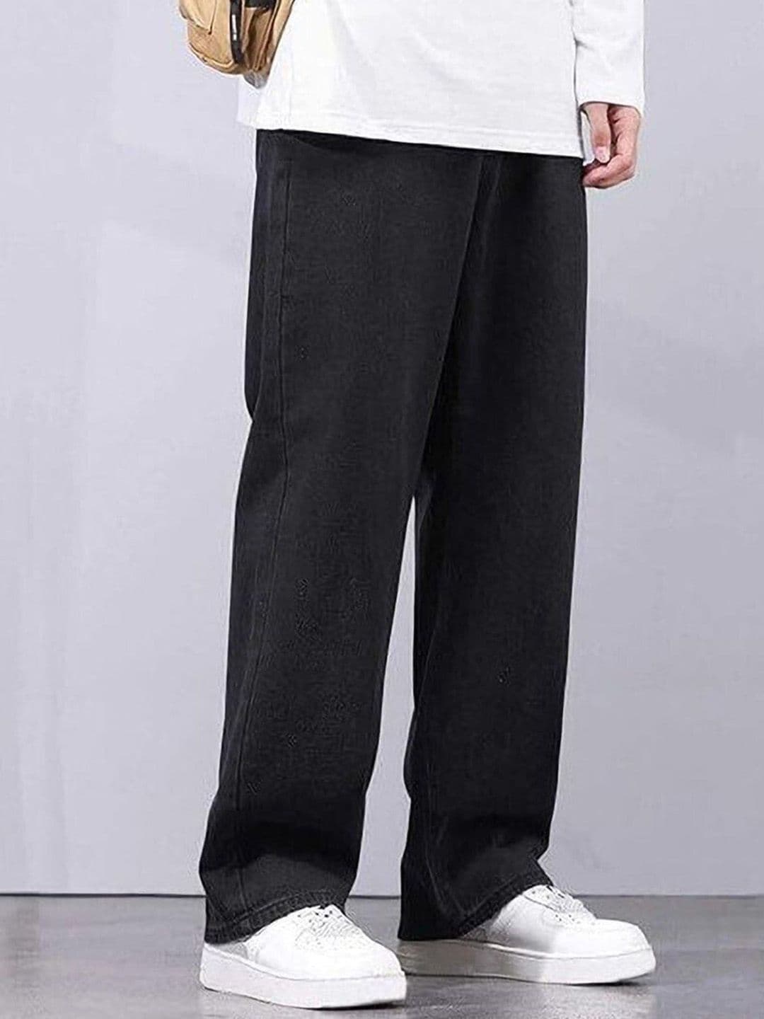 MAAHIT Men Mid-Rise Baggy Stretchable Denim Jeans - view 1