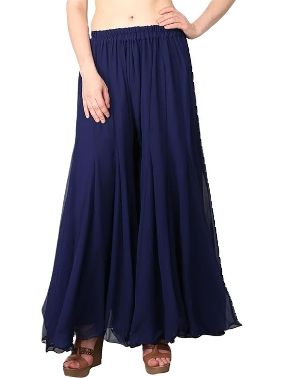 Aura Glam Flared Palazzos - view 1