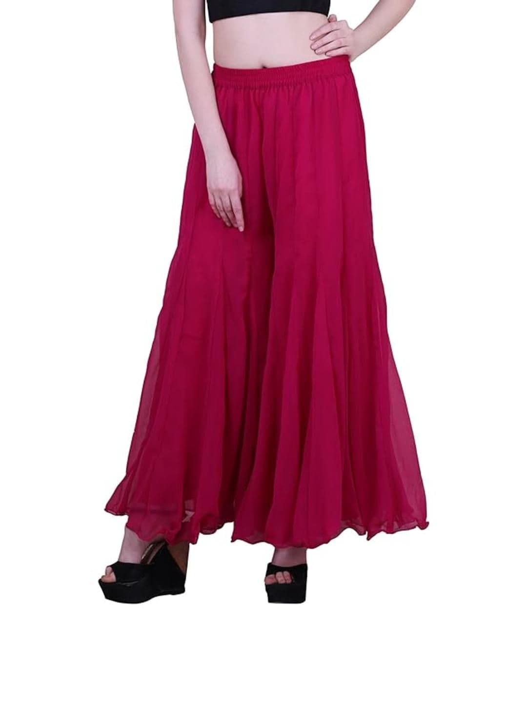 Aura Glam Women Georgette Sharara - view 1