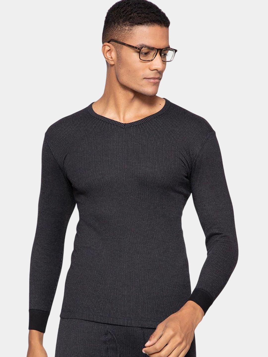 Sporto by Macho Pack Of 2 Round Neck Full Sleeves Thermal Tops - view 1