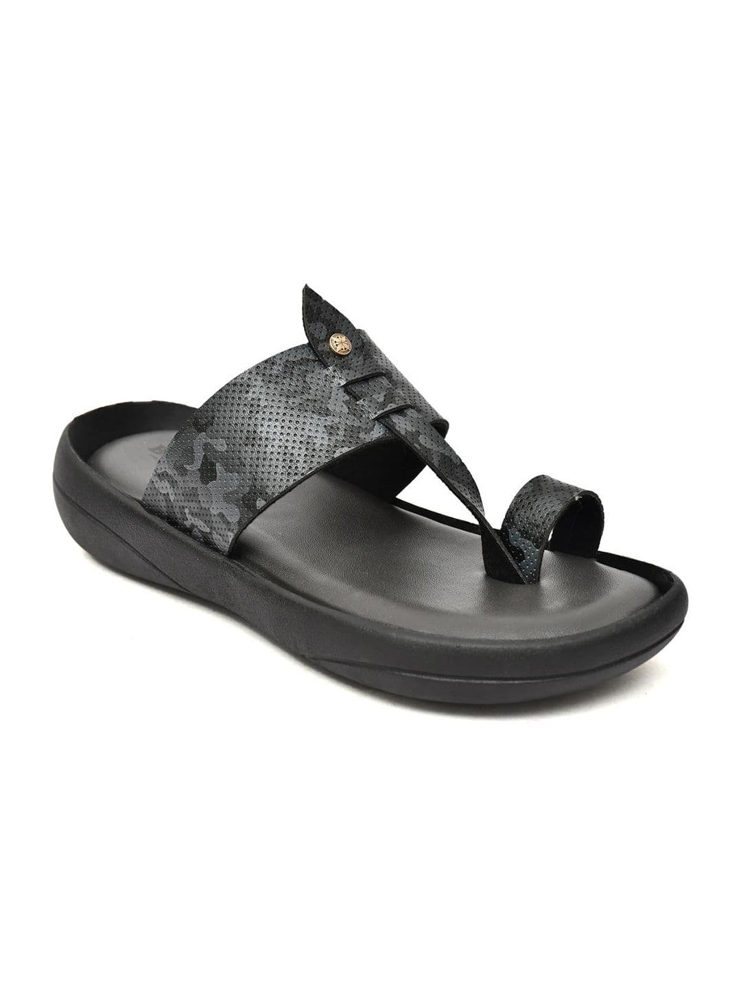Bizazo Men Brown Flip Flops - view 1